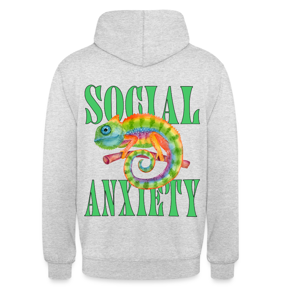 Social Anxiety - Unisex Hoodie - light heather grey