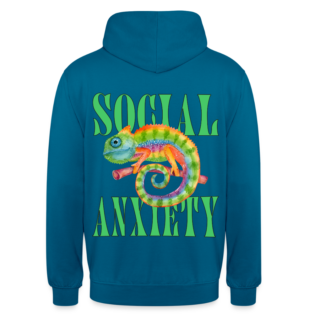 Social Anxiety - Unisex Hoodie - deep sea blue 
