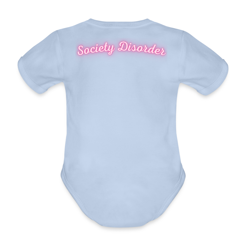 Baby Bodysuit - I am a broken condom (pink) - sky