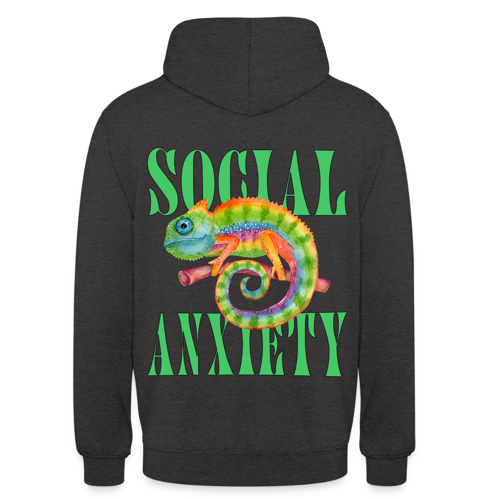 Social Anxiety - Unisex Hoodie - charcoal grey