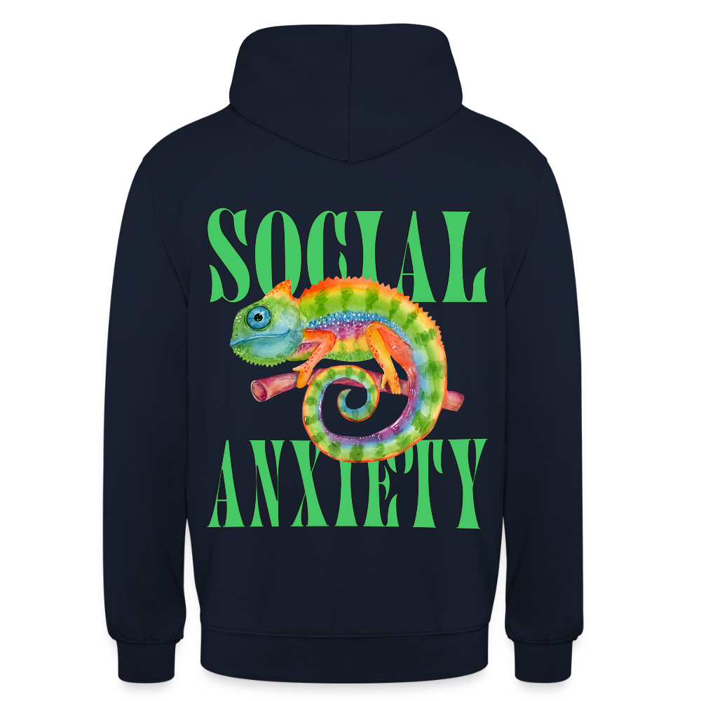 Social Anxiety - Unisex Hoodie - navy