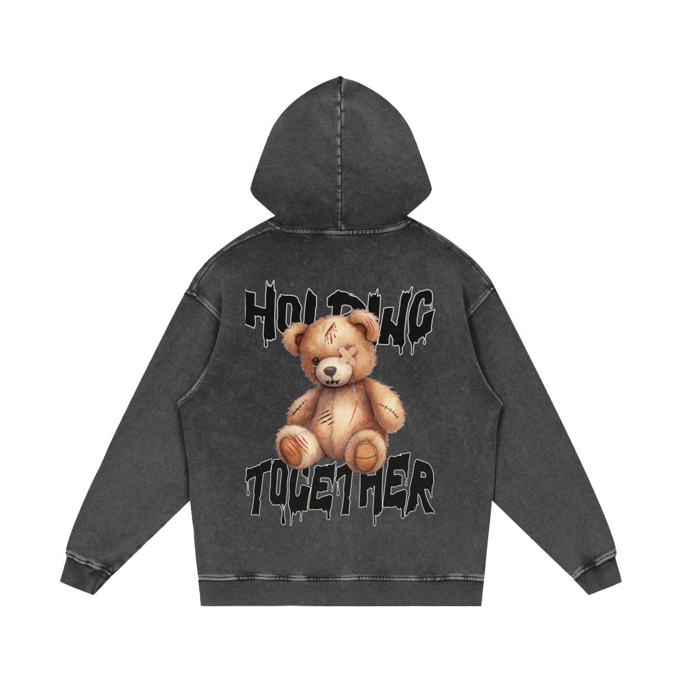 hoodie,acidwash,vintage,oversized,humor,mentalhealth