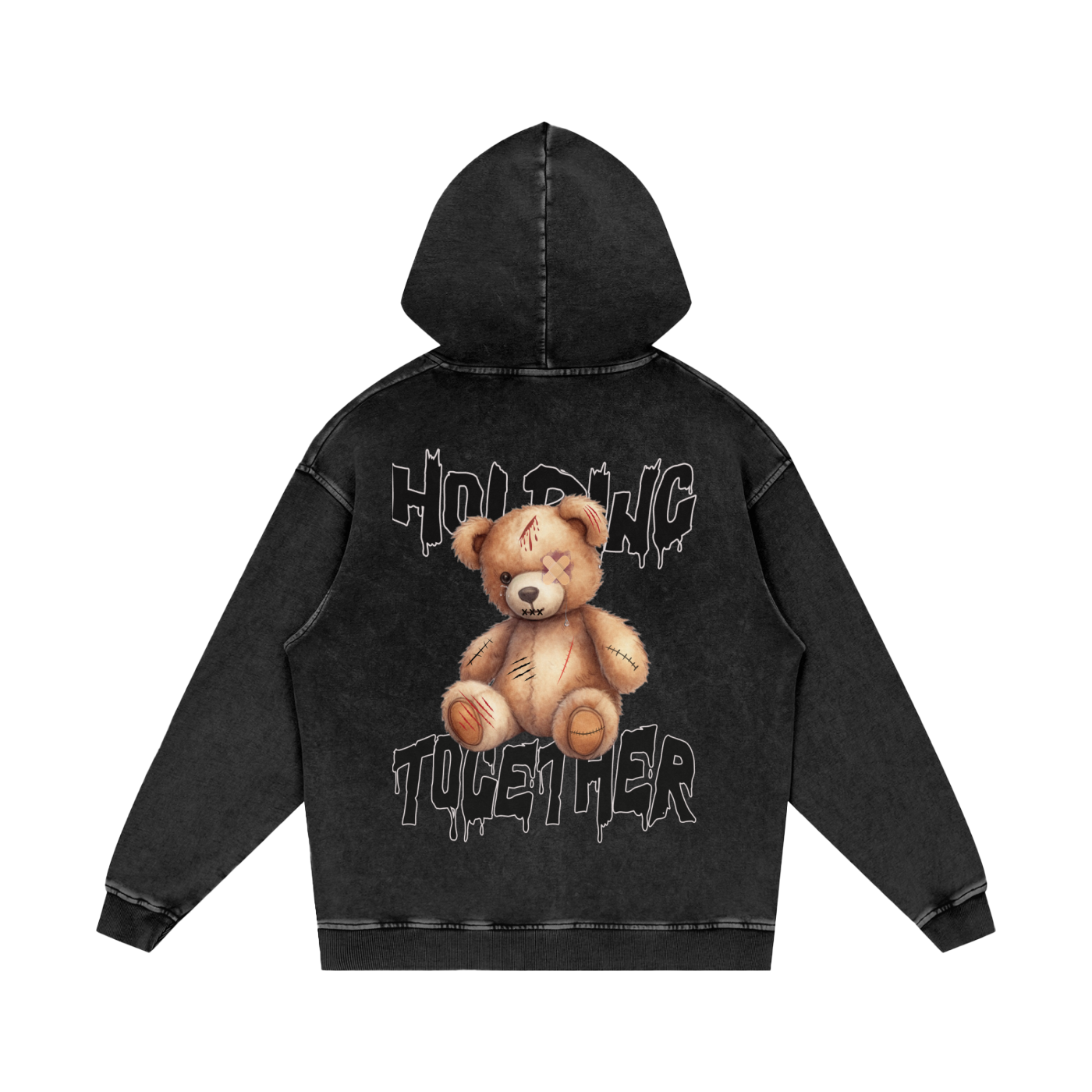 hoodie,acidwash,vintage,oversized,humor,mentalhealth